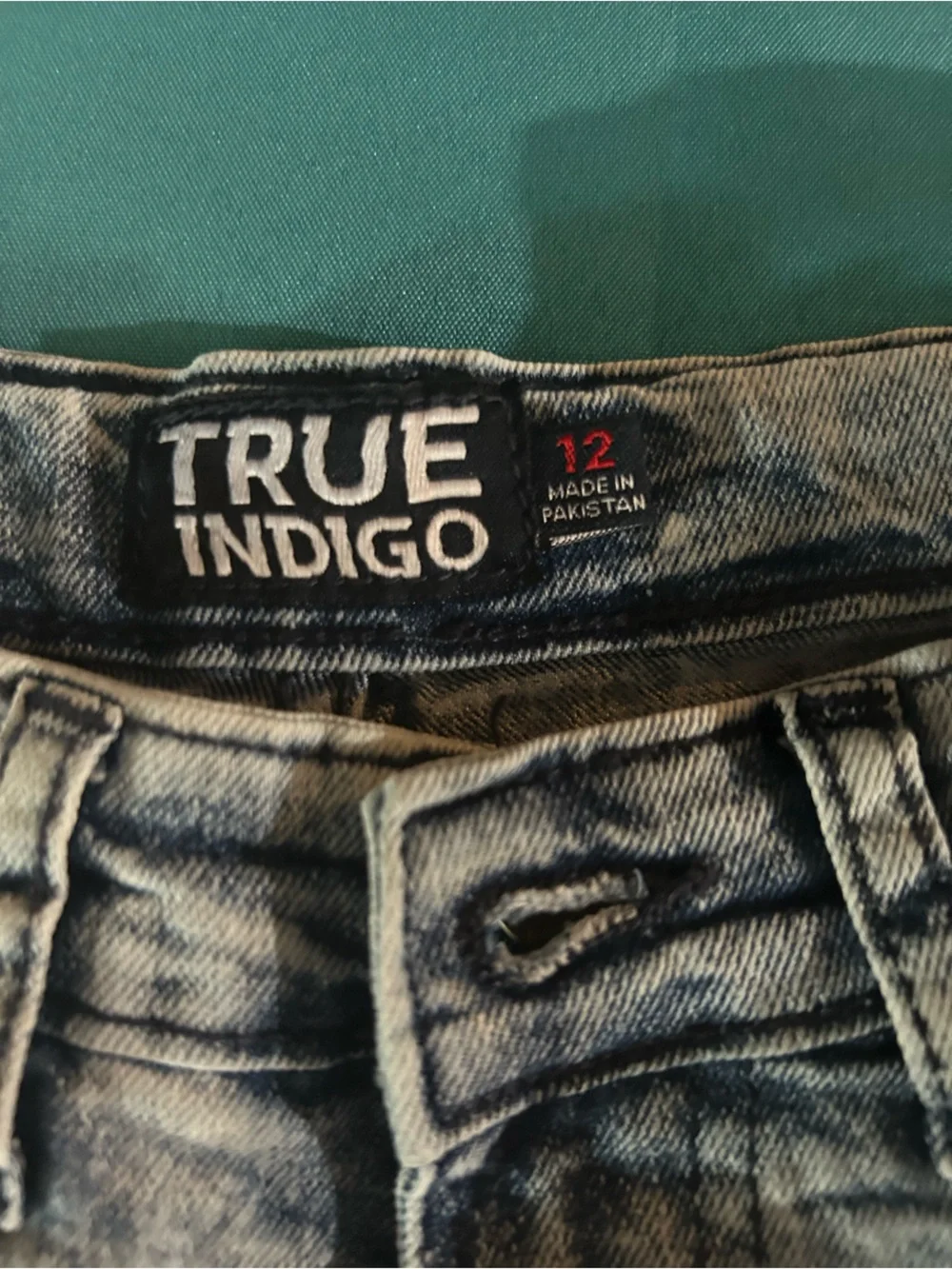 Indigo Women's Acid Wash Blue Jeans